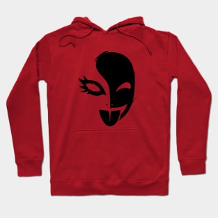 Funny Mask - Black Hoodie